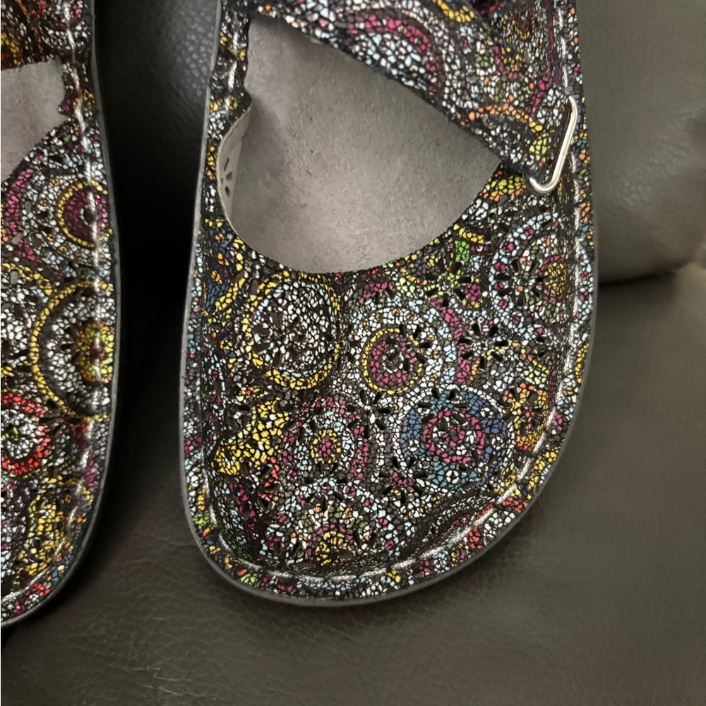 Alegria Women’s Mary Jane Style Multicolor Patterned Shoes - Picture 3 of 15